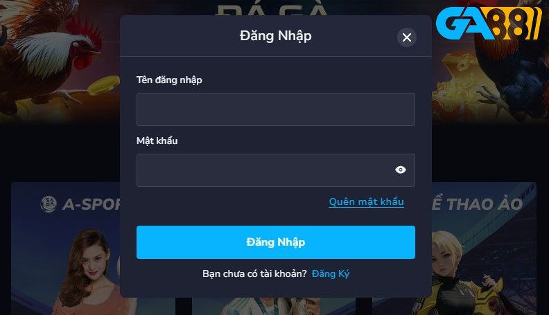 Đăng nhập GA88